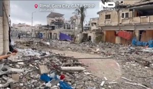 La désolation dans un Rimal en ruines, dans le nord de Gaza