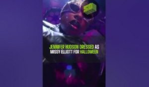 Jennifer Hudson Dressed As Missy Elliott For Halloween
