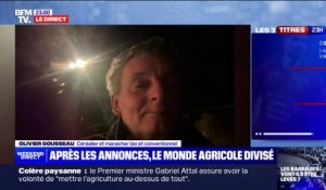 Annonces de Gabriel Attal: "C'est un technocrate qui parle avec une langue de bois", juge Olivier Gousseau (céréalier et maraîcher)