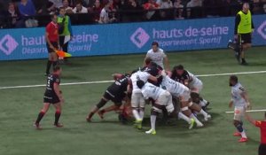 TOP 14 - Essai de Guillaume CRAMONT (ST) - Racing 92 - Stade Toulousain