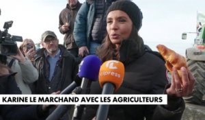 Karine Le Marchand : «On donne des croissants aux agriculteurs qui se battent pour qu’on continue à avoir une souveraineté à manger des aliments de qualité»