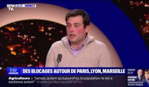 Mobilisation des agriculteurs: "L'objectif n'est pas de bloquer Paris, c'est de se faire entendre", affirme Clément Torpier (président des "Jeunes Agriculteurs" Île de France)