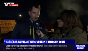 Lyon: "On a besoin de concret pour pouvoir lever les barrages" prévient cet agriculteur