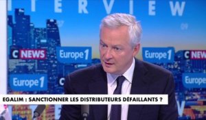 Bruno Le Maire : ceux qui ne respectent pas la loi Egalim «seront lourdement sanctionnés»