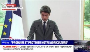 Agriculteurs: Gabriel Attal affirme que "l'Europe doit être facteur de protection et de souveraineté et non l'inverse"