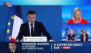 Crise des agriculteurs: Emmanuel Macron s'exprime depuis Bruxelles