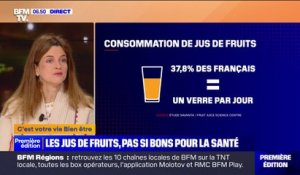 Les jus de fruits, pas si bons pour la santé