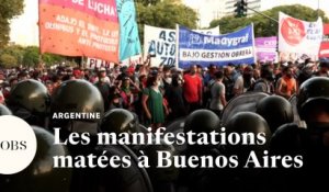 Dans l'Argentine de Javier Milei, la mobilisation contre la dérégulation réprimée rudement