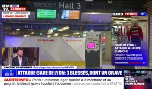Attaque à la gare de Lyon: le pronostic vital des trois blessés n'est pas engagé
