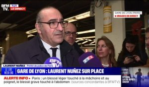 Attaque à la gare de Lyon: l'assaillant "souffre manifestement de troubles psychiatriques", déclare Laurent Nuñez, préfet de police de Paris