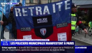 "On demande (...) que notre métier soit reconnu à sa juste valeur": les policiers municipaux manifestent à Paris