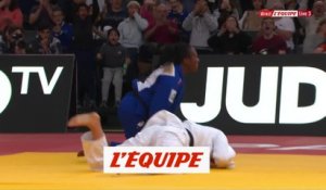 La victoire en demi-finale de Clarisse Agbégnénou - Judo - Paris Grand Slam