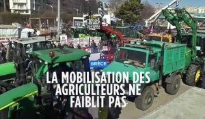 En Grèce, la mobilisation des agriculteurs ne faiblit pas
