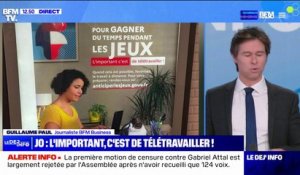 "L'important c'est de télétravailler": le gouvernement invite les Franciliens à rester chez eux pendant les Jeux olympiques