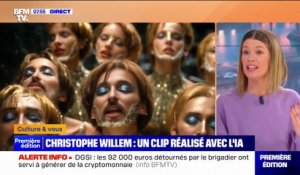 Christophe Willem réalise le clip de sa chanson "Comme un pantin" avec l'intelligence artificielle