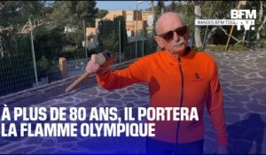 Un octogénaire se prépare à porter la flamme olympique dans le Var
