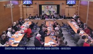 Audition à l'Assemblée nationale - Education nationale : Amélie Oudéa-Castéra auditionnée à l'Assemblée nationale - 06/02/2024