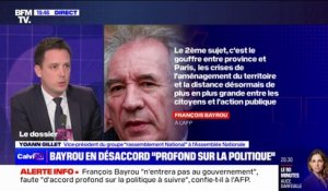 Entrée dans le gouvernement déclinée par François Bayrou: "Une majorité présidentielle qui continue de s'effriter", pour Yoann Gillet (RN)