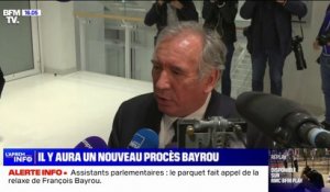 Affaire des assistants parlementaires: le parquet de Paris fait appel de la relaxe de François Bayrou