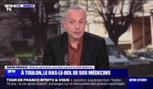 Serge Smadja (secrétaire général de SOS médecins) déplore les agressions de "trois médecins dans trois structures différentes" cette semaine