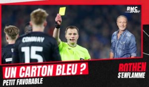 Football: "Le carton bleu serait une excellente idée" applaudit Petit