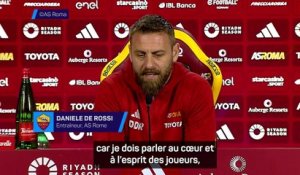 De Rossi : "Lukaku n'a plus 20 ans, il sait gérer la pression"