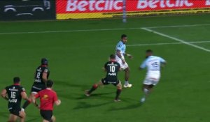 TOP 14 - Essai de Juan Cruz MALLIA (ST) - Stade Toulousain - Aviron Bayonnais