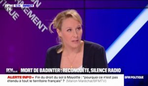 Marion Maréchal: "Je n'ai pas envie de rendre un hommage politique" à Robert Badinter