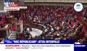 Gabriel Attal interpellé par Cyrielle Chatelain (EELV): "Allez-vous continuer à faire passer des lois qui reprennent le programme de Jean-Marine Le Pen?"