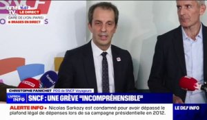 Grève SNCF: "Un TGV sur deux ce week-end" annonce Christophe Fanichet, PDG de SNCF Voyageurs