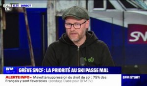 Grève à la SNCF: "La mobilisation va être forte", assure Fabien Villedieu (délégué syndical SUD-Rail)