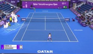 Doha - Fernandez s'offre Zheng en deux sets