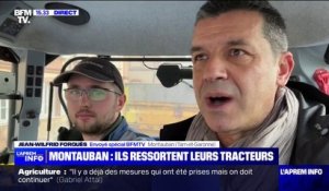 "On va pousser plus fort que la première fois": les agriculteurs du Tarn-et-Garonne manifestent de nouveau dans les rues de Montauban