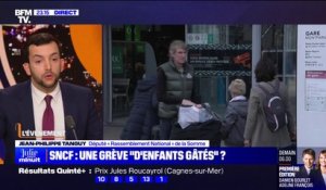 Grève à la SNCF: Jean-Philippe Tanguy (RN) trouve "regrettable" que le mouvement "bloque les Français qui veulent aller travailler ou voir leur famille"