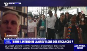 Grève à la SNCF: Joël Bruneau (maire LR de Caen) se dit "favorable à un relatif encadrement du droit de grève"