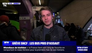 Grève SNCF: les voyageurs se tournent vers les bus