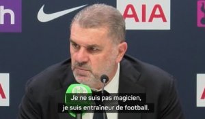 Tottenham - Postecoglou : "Je ne suis pas magicien, je suis entraîneur de football"