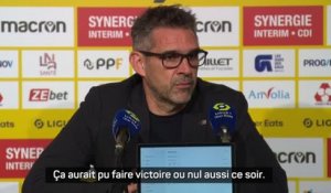 Nantes - Gourvennec : "Ça aurait pu faire victoire ou nul aussi ce soir"