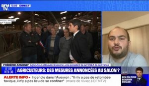 Colère des agriculteurs: Frédéric Arnoult, vice-président de la FDSEA Île-de-France, assure que le Salon de l'Agriculture ne "sera pas la fin des manifestations"