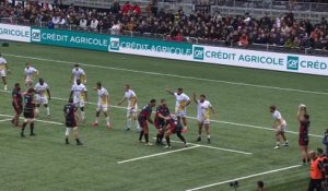 TOP 14 - Essai de Yanis CHARCOSSET (LOU) - LOU Rugby - Stade Rochelais