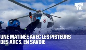 TANGUY DE BFM - Chiens d'avalanche, hélicoptère… Une journée avec les pisteurs des Arcs