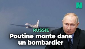 Poutine s’offre un vol dans un bombardier supersonique russe