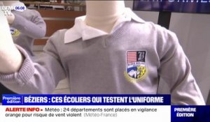 733 enfants scolarisés dans quatre écoles de Béziers testent le port de l'uniforme