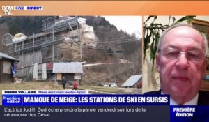 Manque de neige dans les stations: "Il faut mettre en place des activités différentes comme la tyrolienne, le parapente" assure Pierre Vollaire (maire des Orres)