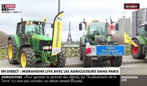 Salon de l'agriculture: Un convoi de tracteurs est en direction des Invalides à Paris - Regardez