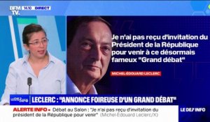 Grand débat au Salon de l'agriculture: Michel-Édouard Leclerc dénonce "une grossière manipulation" et "un coup de com'"