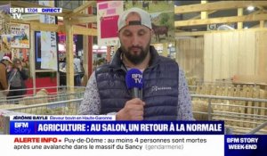 Salon de l'agriculture: "Hier, j'ai vu des agriculteurs qui ne respectaient pas les agriculteurs", affirme Jérôme Bayle, éleveur bovin