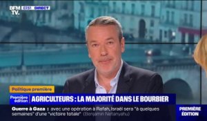 ÉDITO - "On pourrait résumer" la visite d'Emmanuel Macron au Salon de l'agriculture "en trois mots: désordre, confusion et récupération"