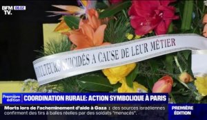 Colère des agriculteurs: à Paris, une action "forte et symbolique" de la coordination rurale