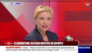 Clémentine Autain: "Je suis favorable à ce qu'on aide militairement l'Ukraine"
